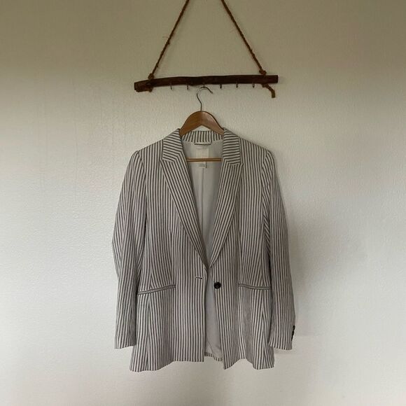 Striped blazer jacket - Picture 2 of 4